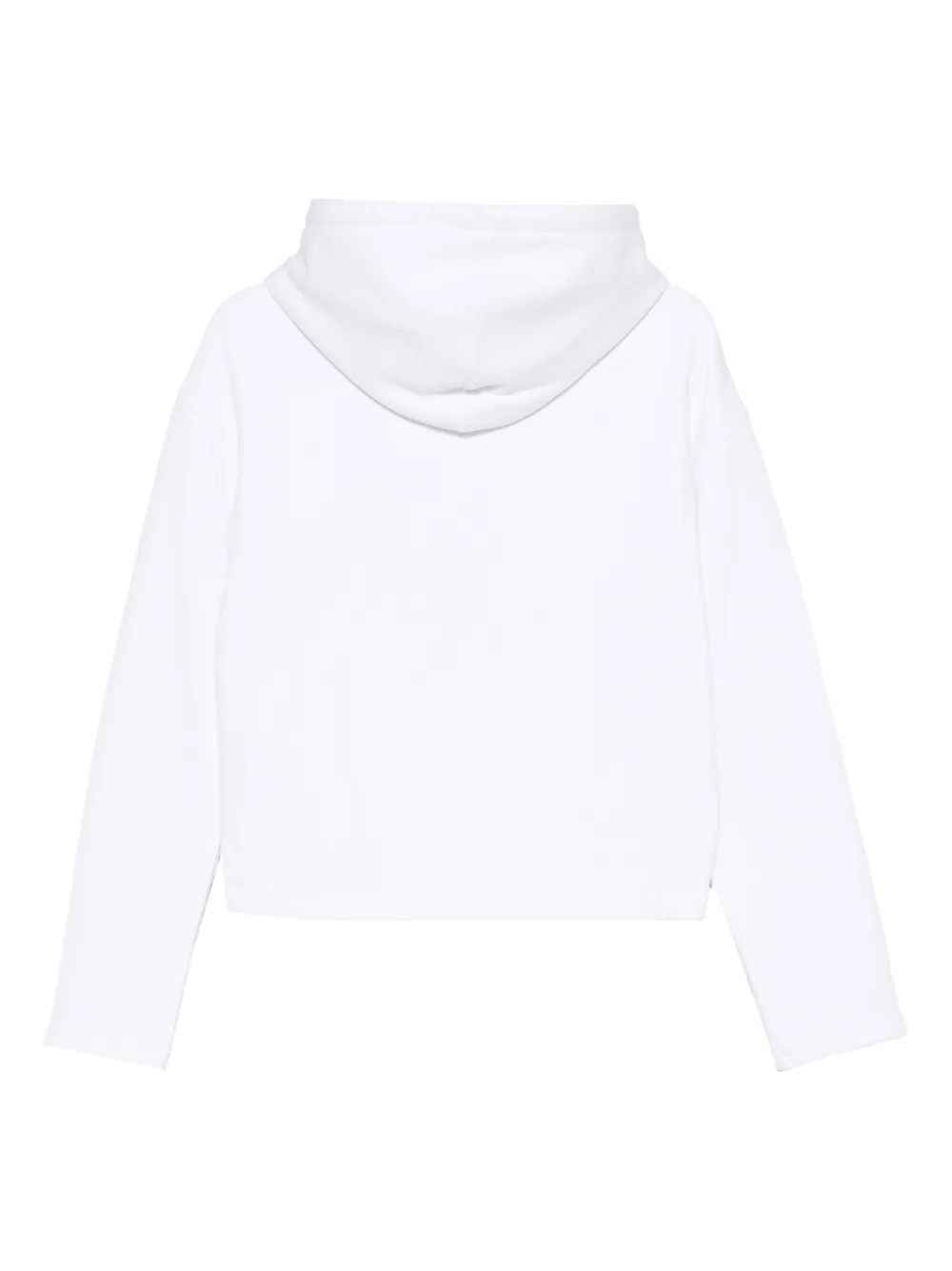 AMI Paris logo-embroidered hoodie - Wit