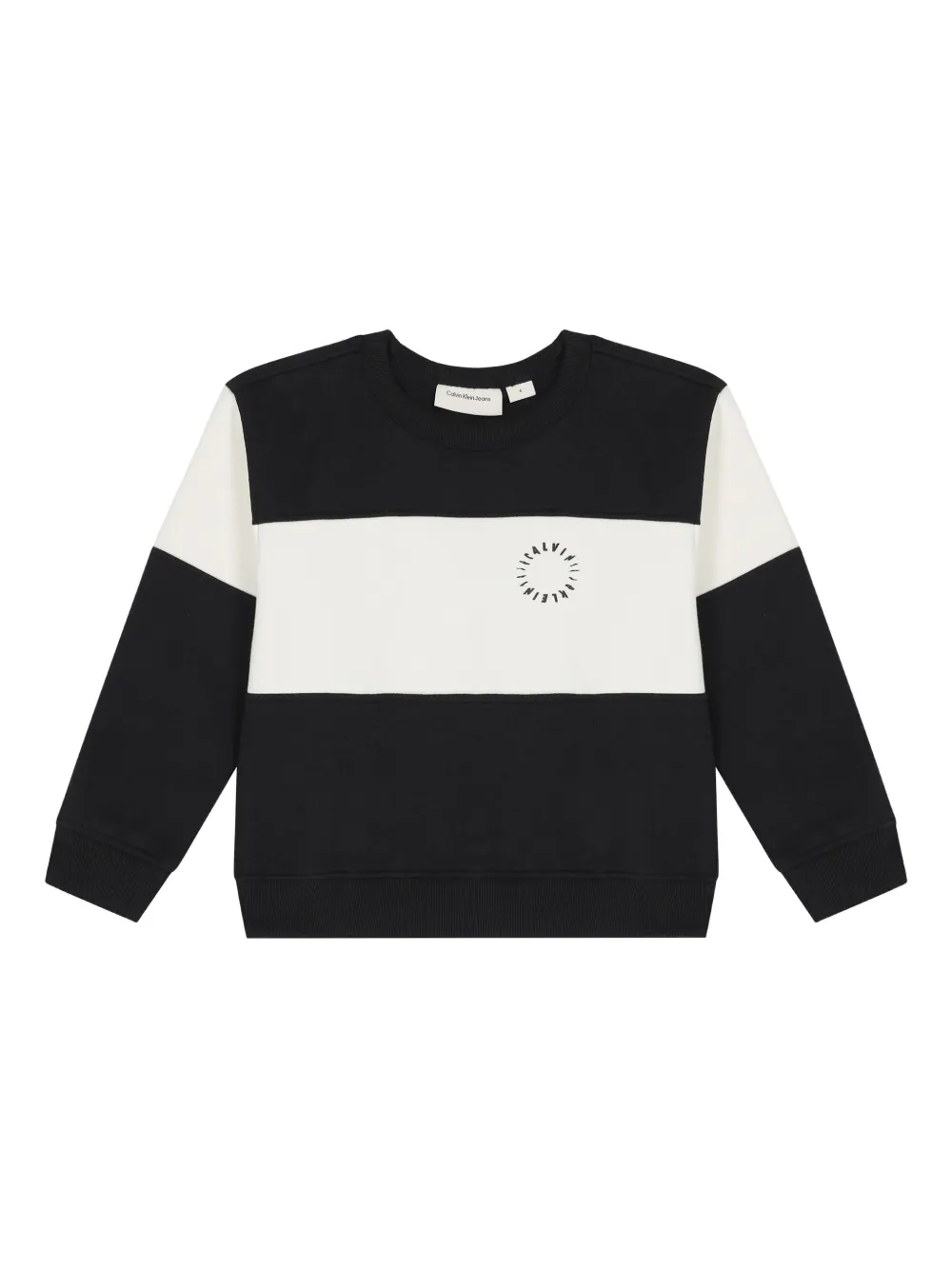 Calvin Klein Colour-block Tracksuit In Black