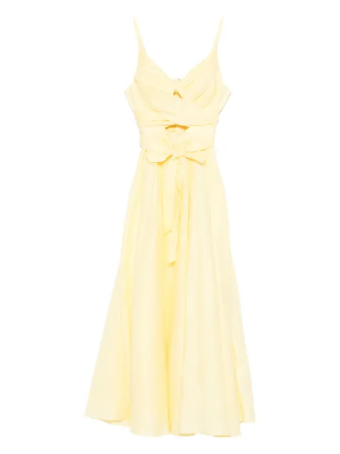 ZIMMERMANN tie-waist midi dress