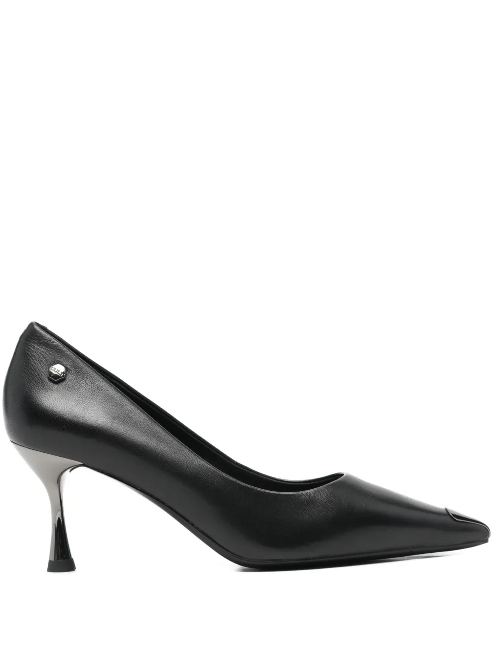 Cult Metal-heel Pump In Black