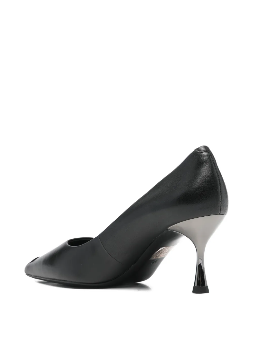 Cult Metal-heel Pump In Black