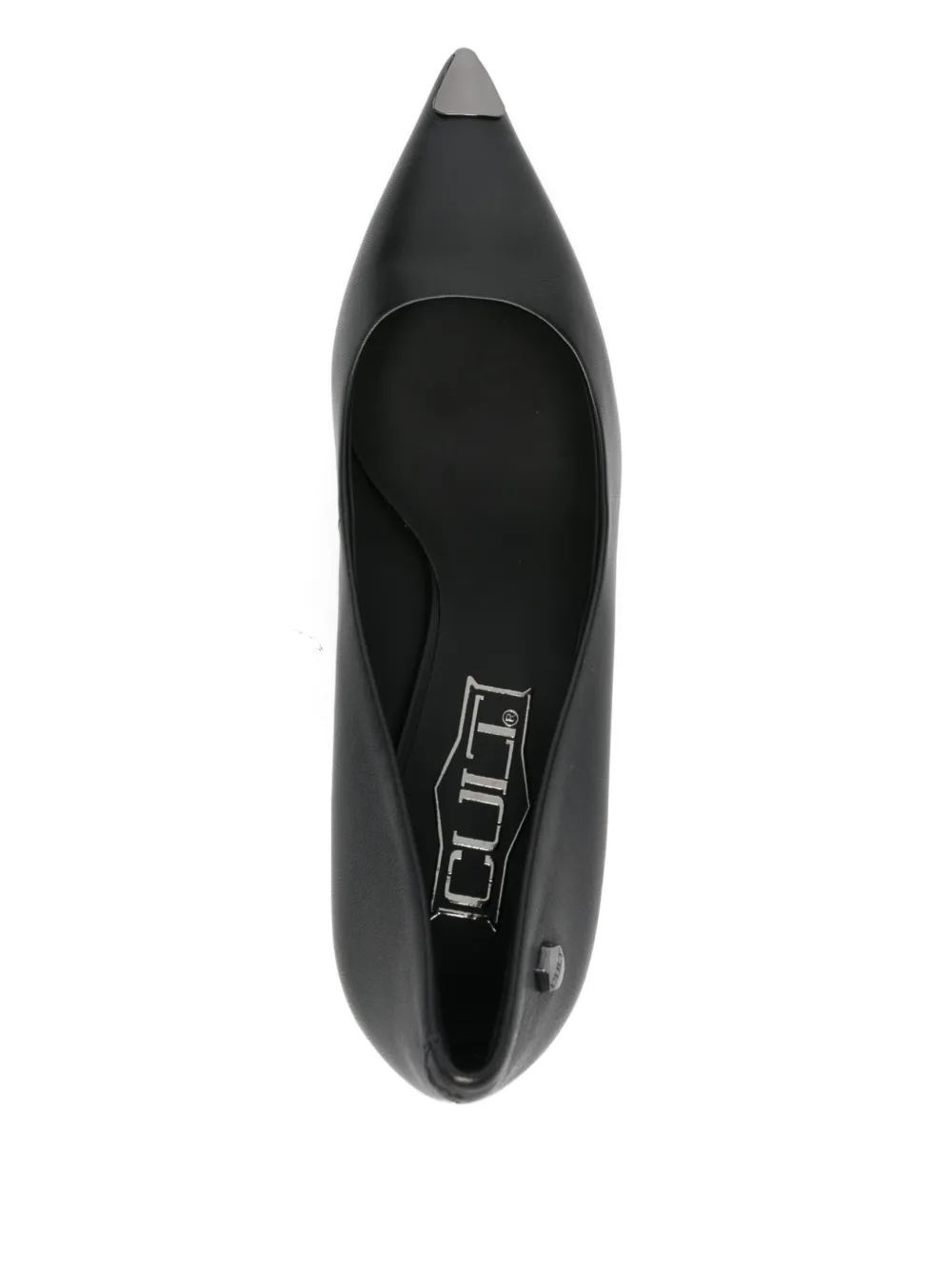 Cult Metal-heel Pump In Black
