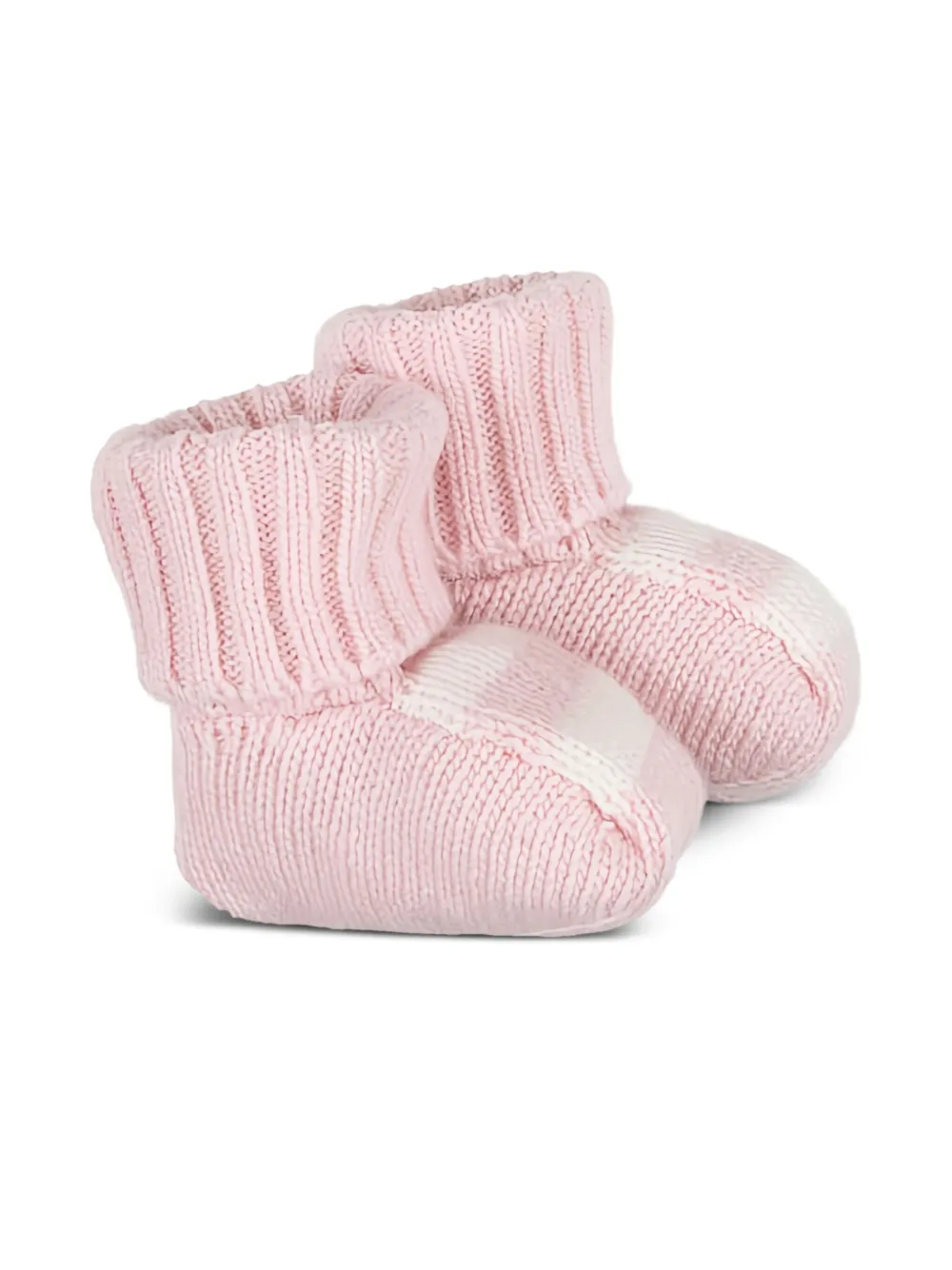 Nanán Striped Ribbed-knit Pre-walkers In Multi