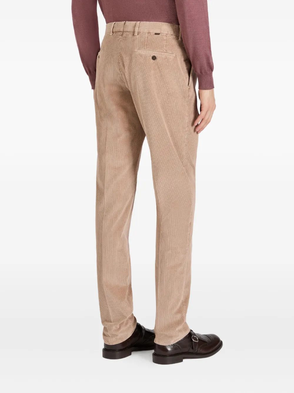 slowear Ribfluwelen broek Beige