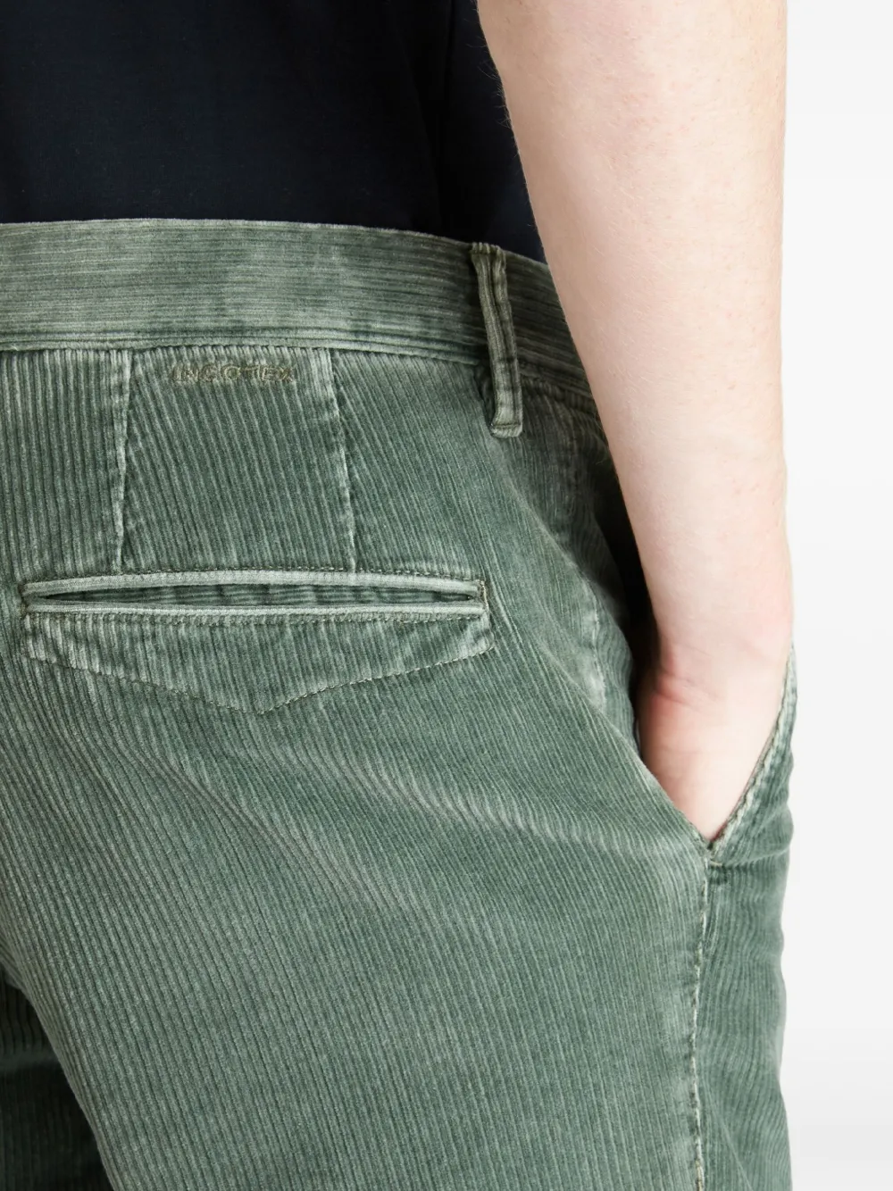 slowear Ribfluwelen broek Groen
