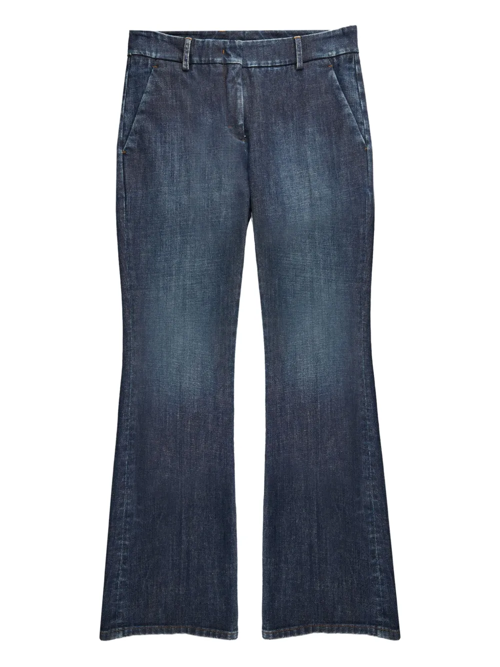 slowear faded-effect flared jeans | Blue | Image 1