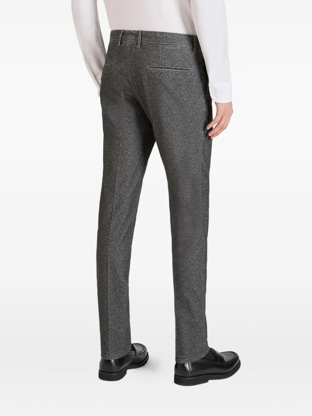slowear Wollen pantalon met gemêleerd effect Grijs
