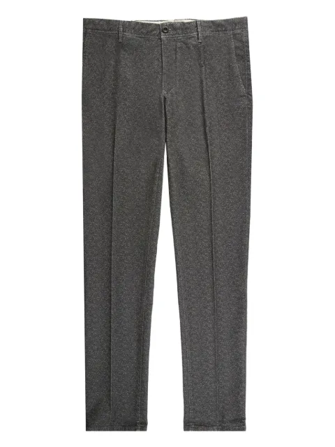 slowear mélange-effect tailored trousers