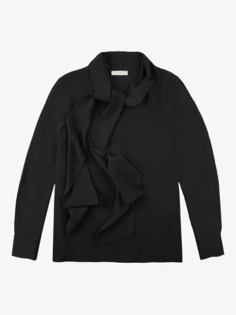 slowear pussy-bow shirt