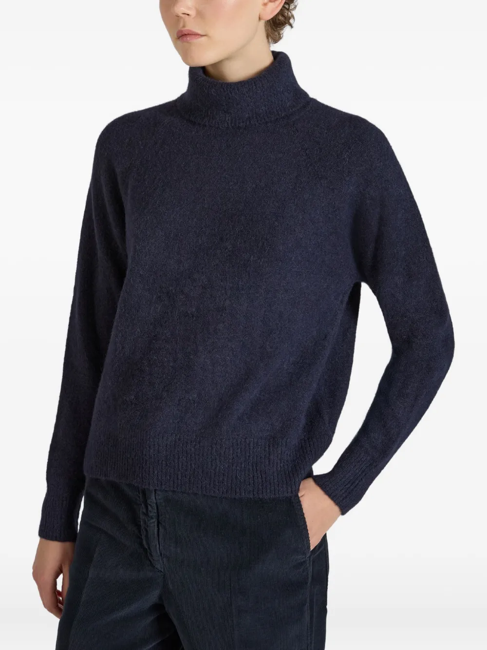  Slowear Jersey Con Cuello Vuelto - Azul 