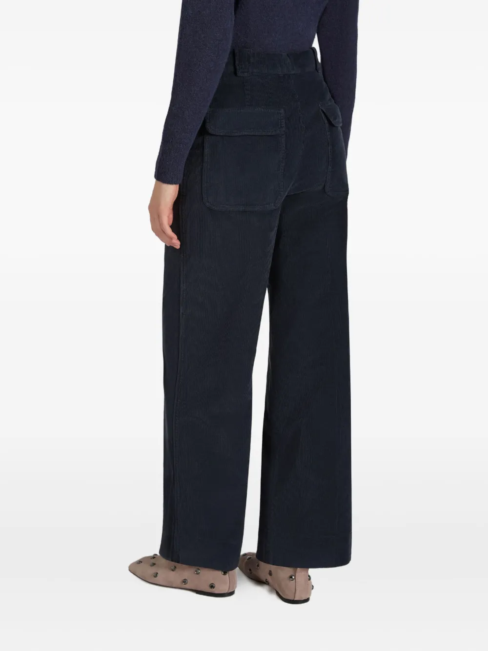Slowear Corduroy Trousers In Blue