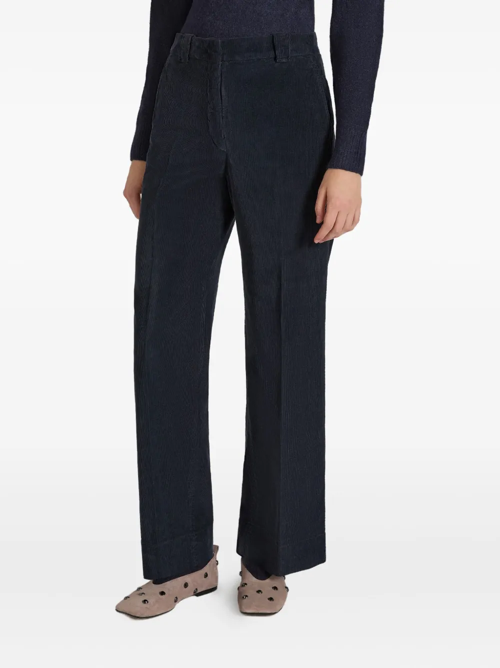Slowear Corduroy Trousers In Blue
