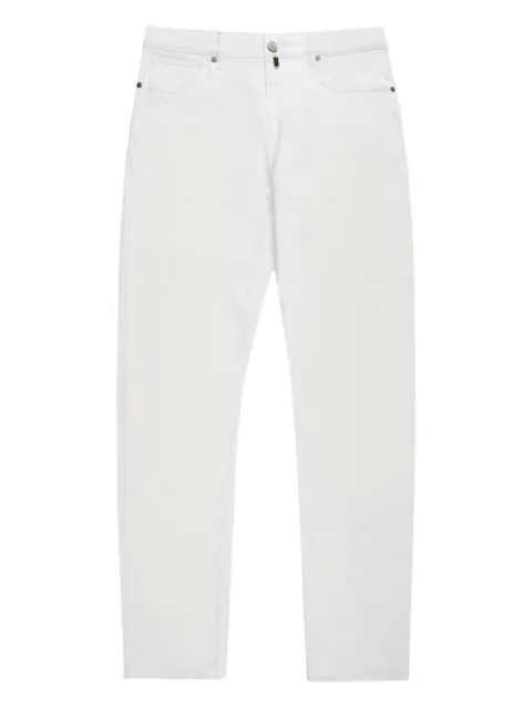 slowear jeans rectos con parche del logo