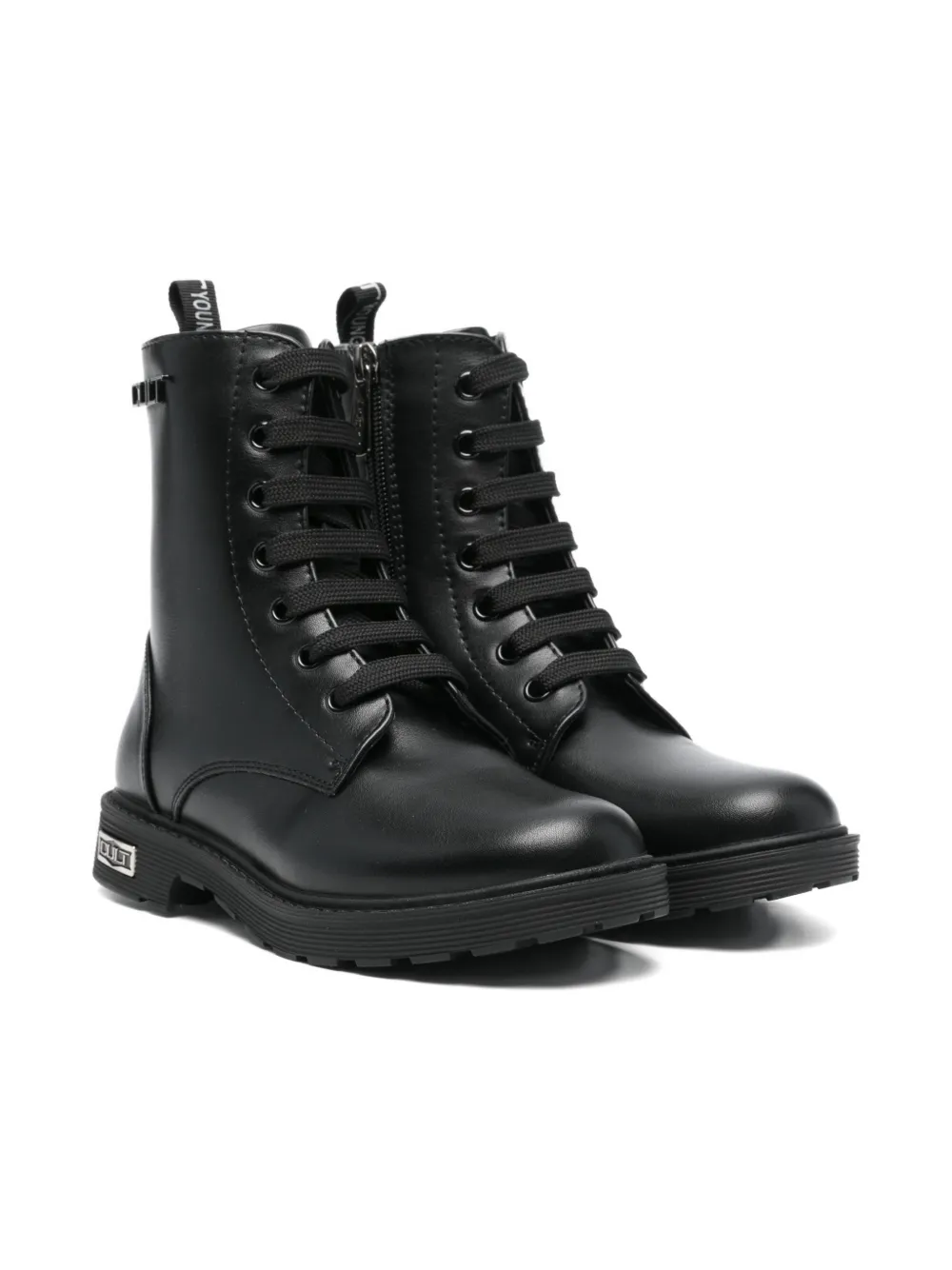 Cult botines con agujetas | negro | Image 1