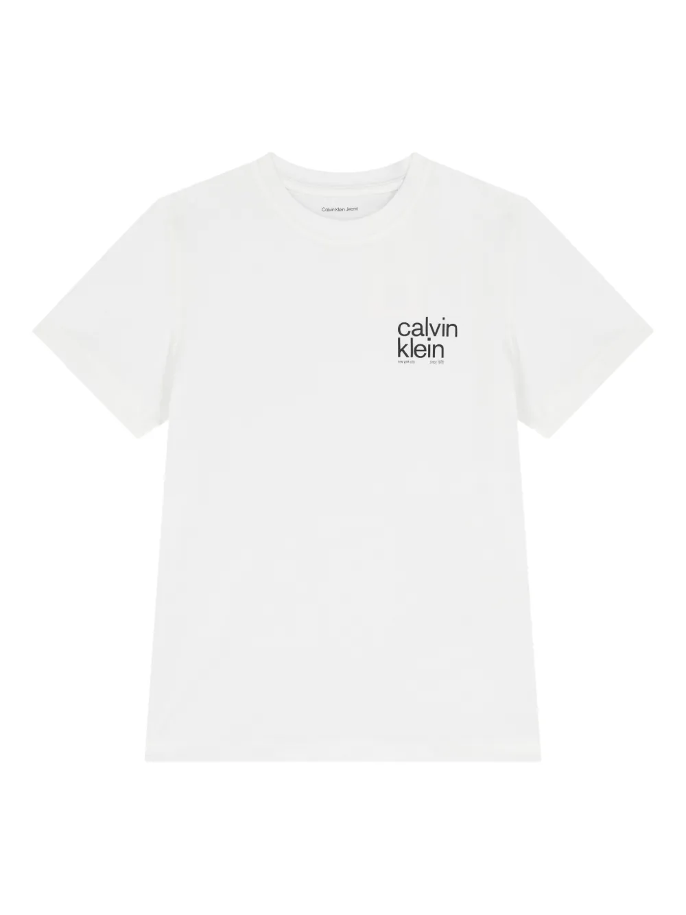 Calvin Klein Logo-detail T-shirt In White