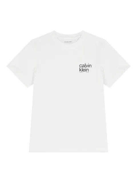 Calvin Klein Kids playera con detalle del logo