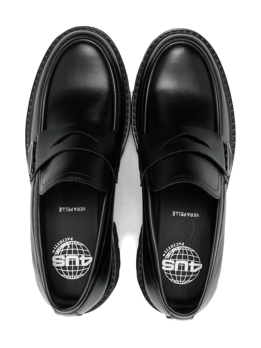 Paciotti For Us Penny loafers Zwart