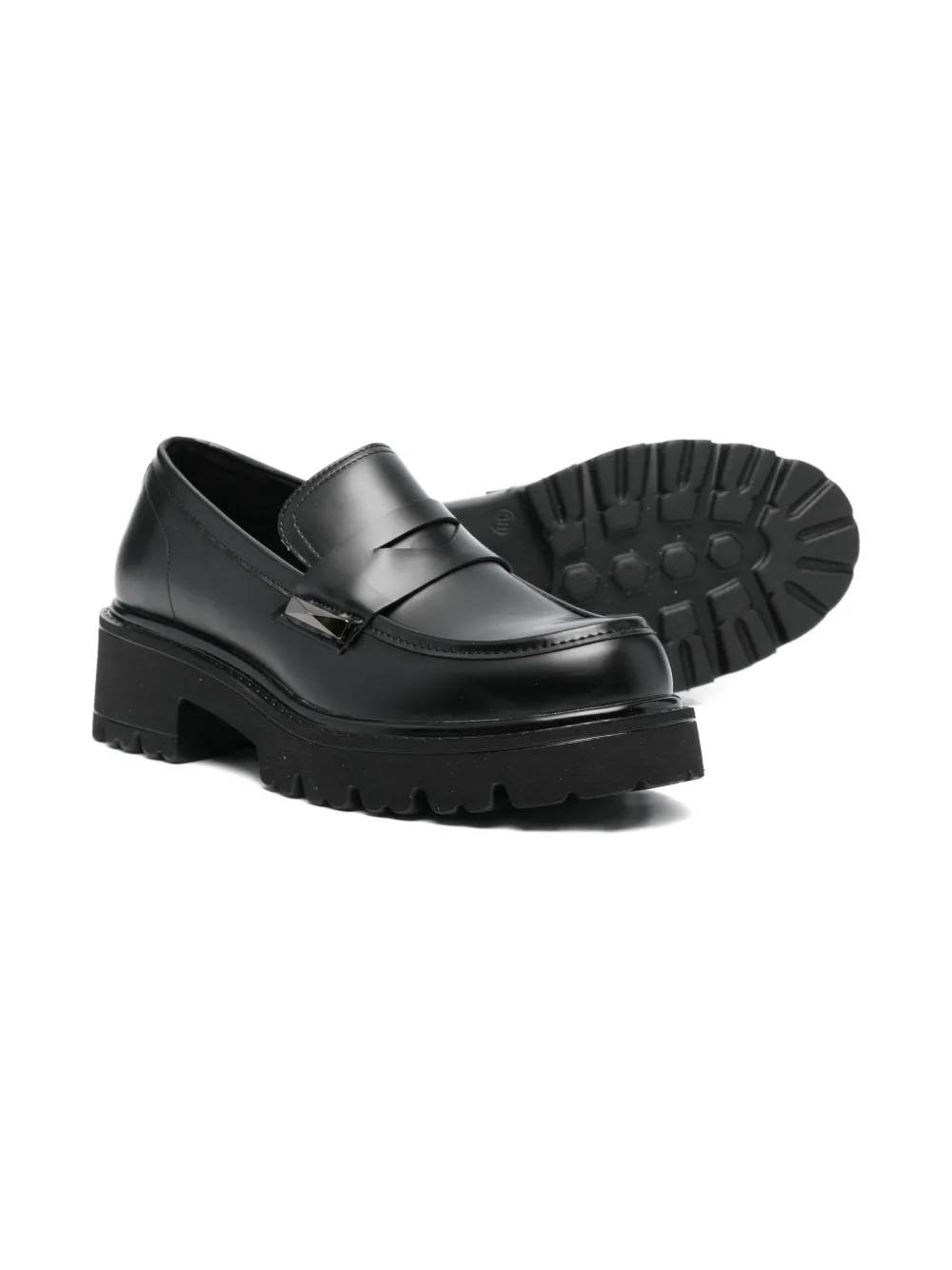 Paciotti For Us penny-slot loafers - Zwart