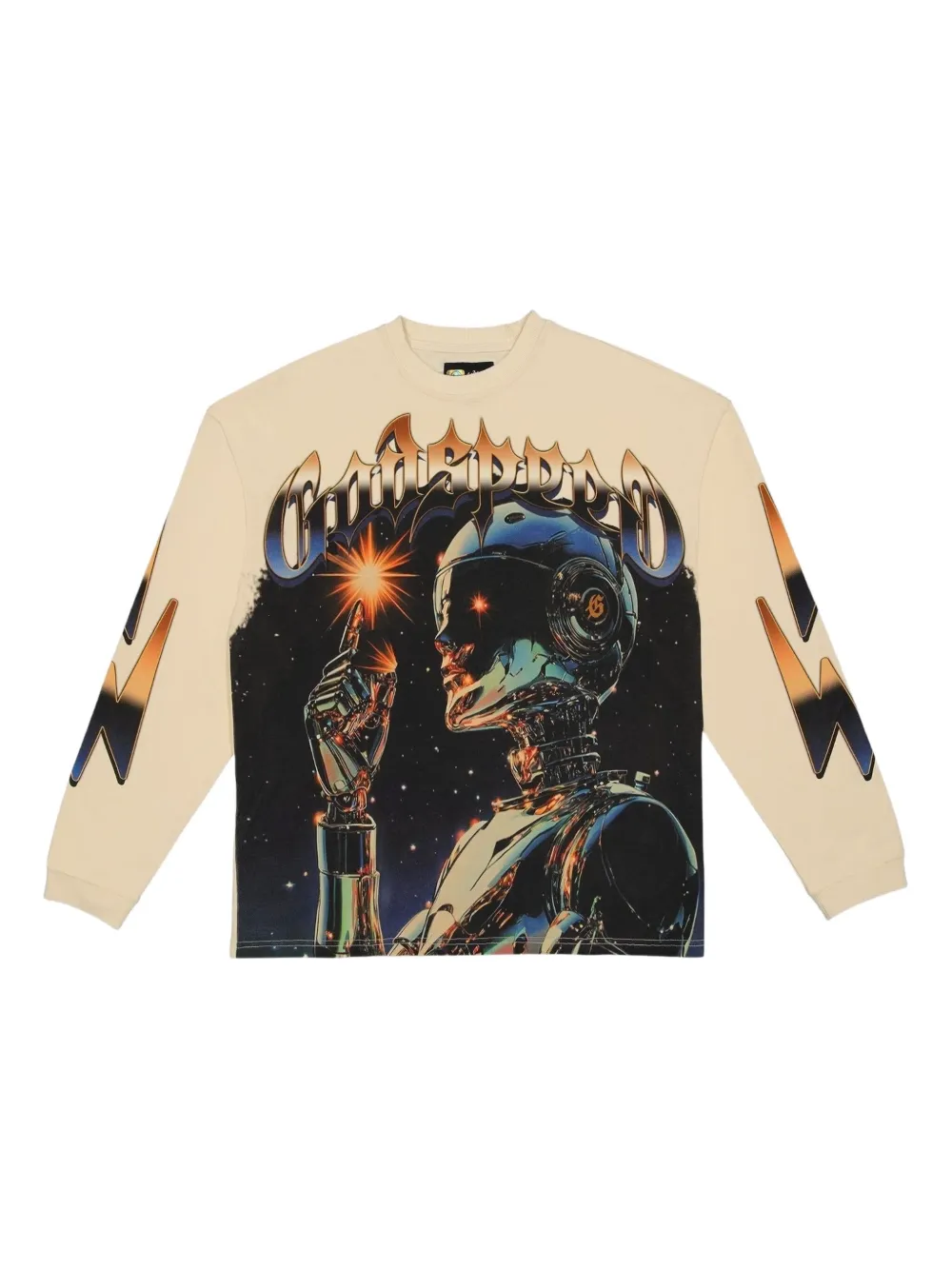 GODSPEED Sputnik Langarmshirt | Nude | Image 1