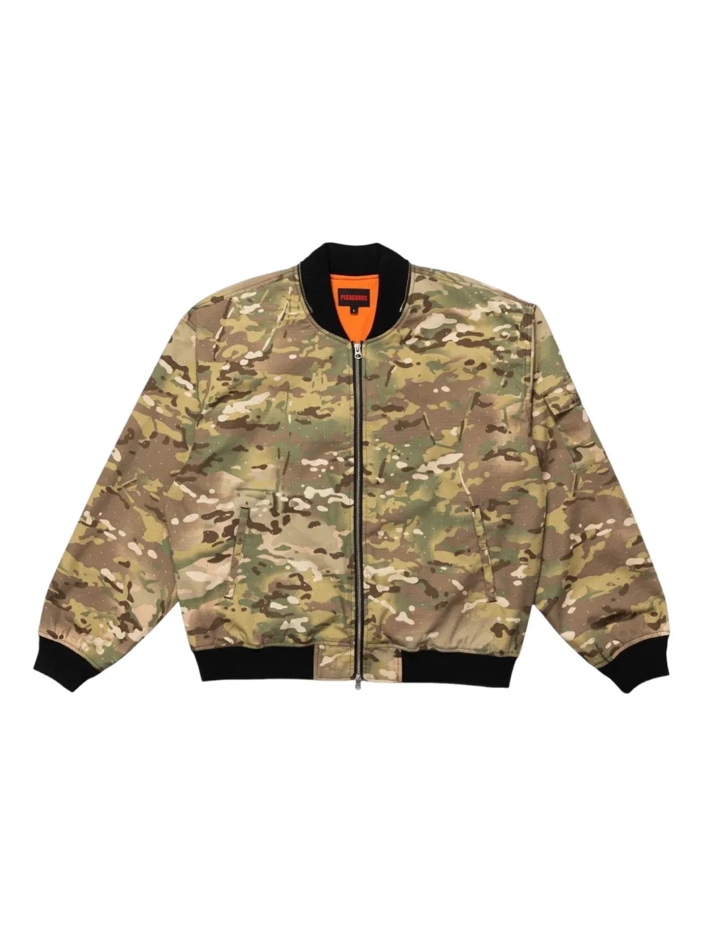 Pleasures chamarra bomber Gem Camo | verde | Image 1