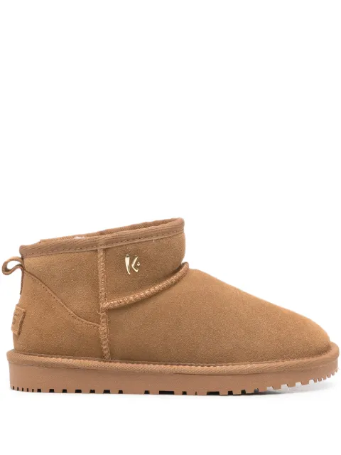 KEYS logo-plaque ankle boots