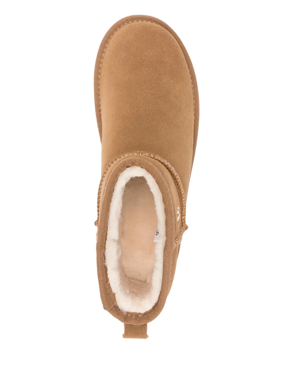 KEYS Suède laarzen met plateauzool Beige