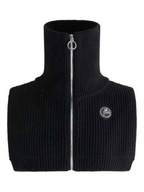 Fusalp écharpe côtelée à fermeture zippée