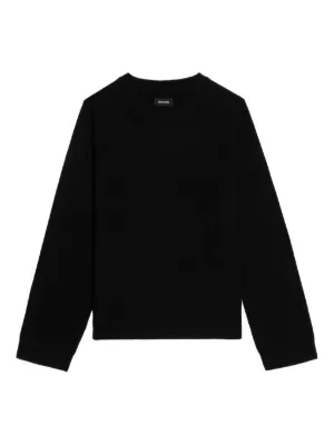 Helmut Lang カットアウト ファインニットセーター | ブラック
