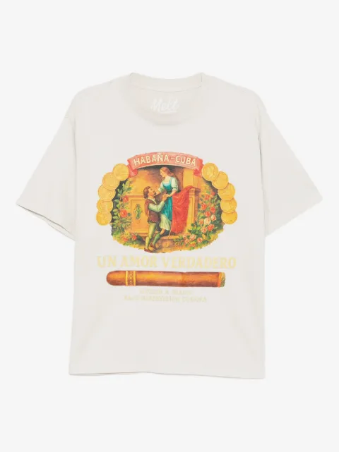 Melt graphic-printed T-shirt