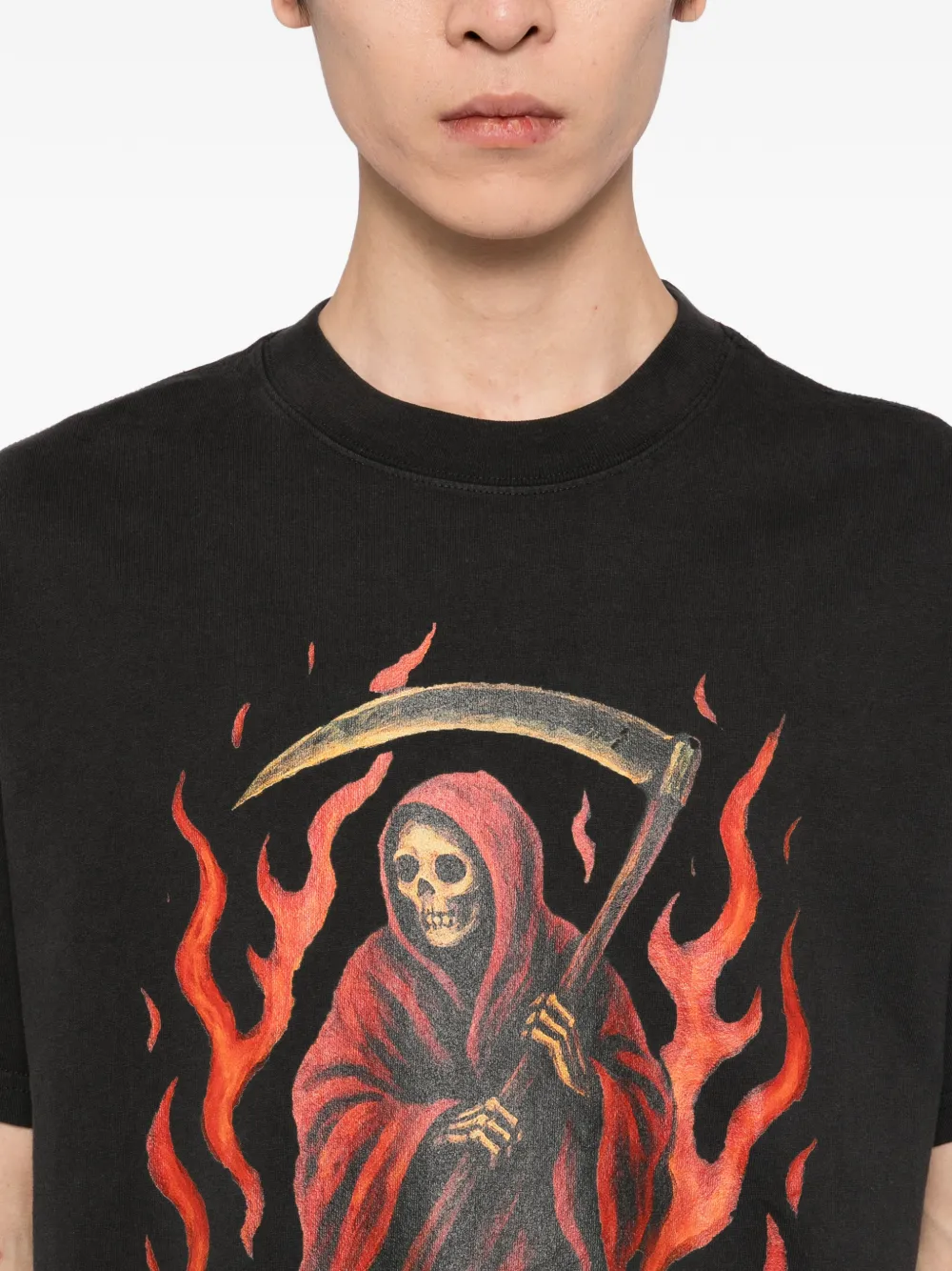 Melt Printed T-shirt In Black