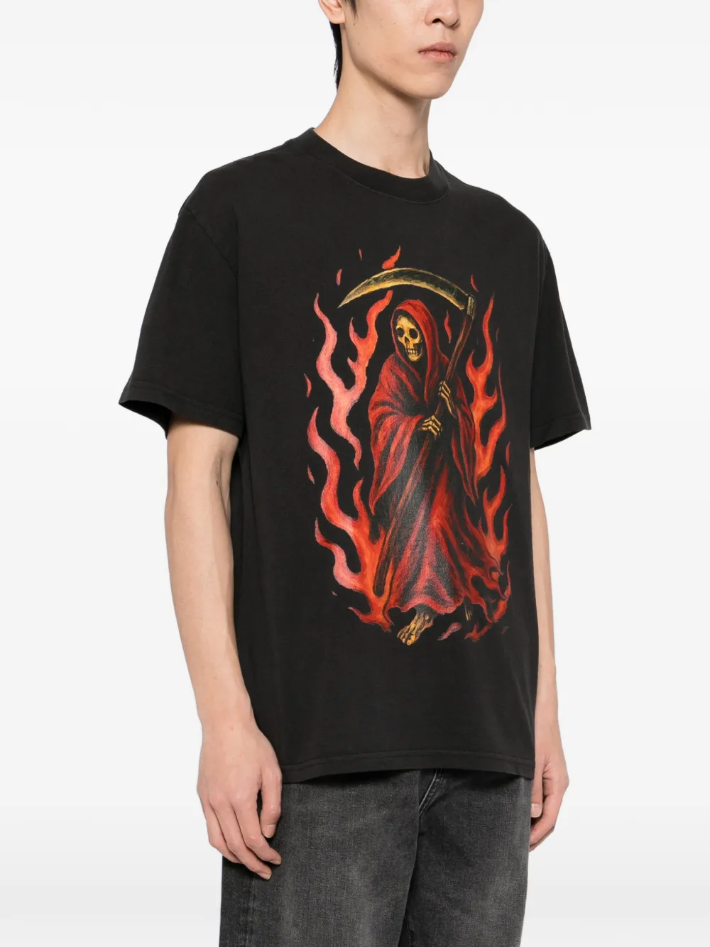 Melt Printed T-shirt In Black