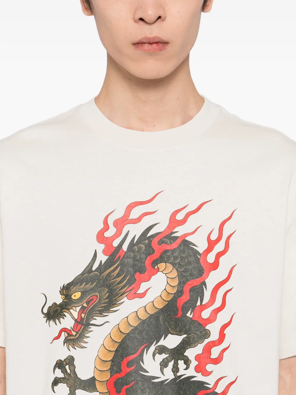 Melt Graphic-printed T-shirt In White