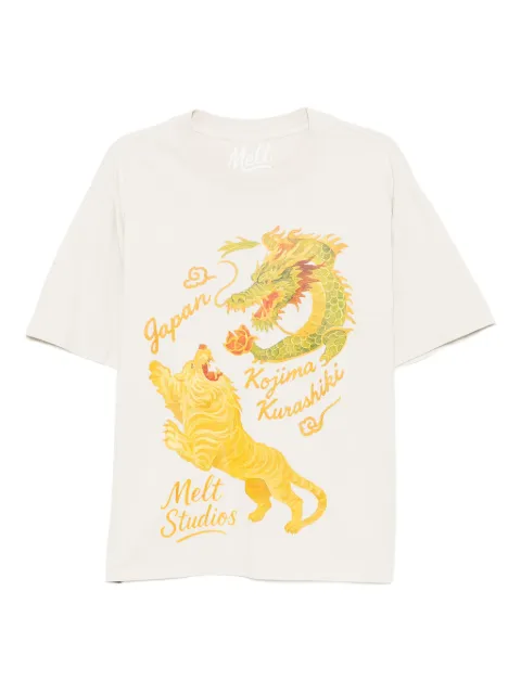 Melt graphic-printed T-shirt