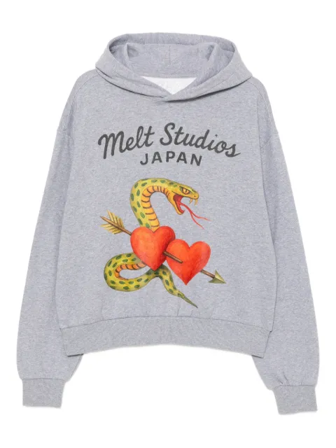 Melt printed hoodie