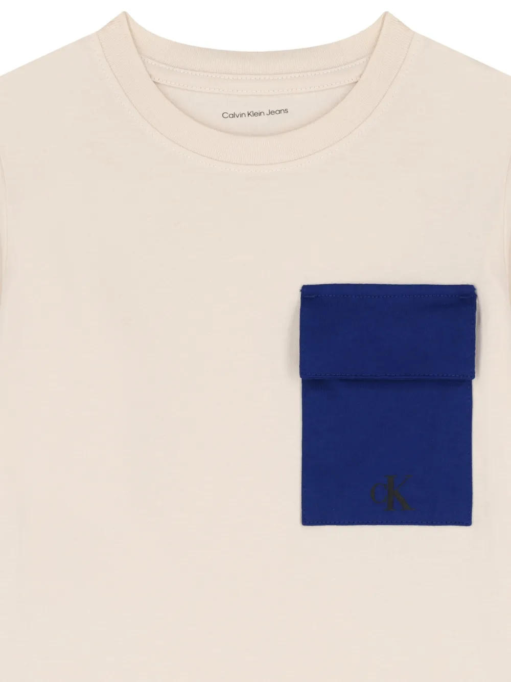 Calvin Klein Long-sleeve T-shirt In Neutral