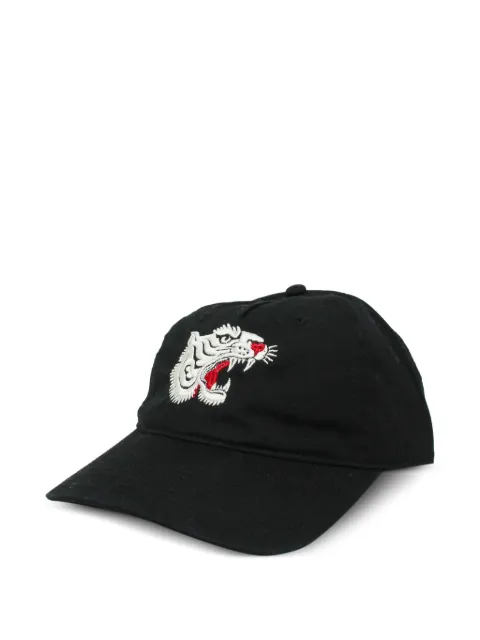 Melt tiger-embroidered cap hat