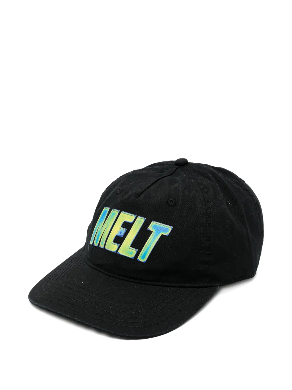 Melt Logo-printed Cap In Black