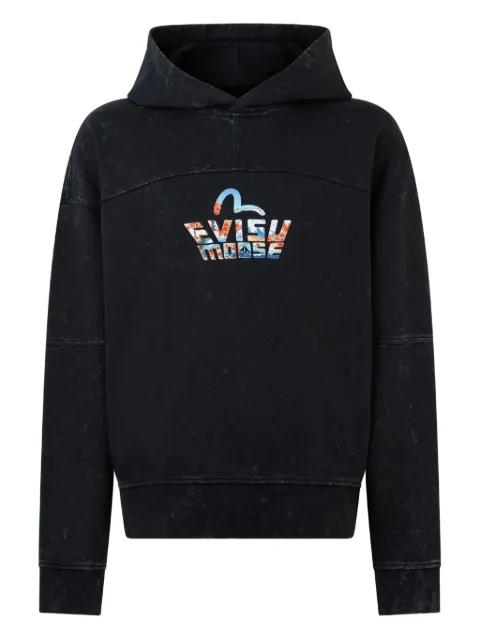 Moose Knuckles x Evisu graphic-print hoodie