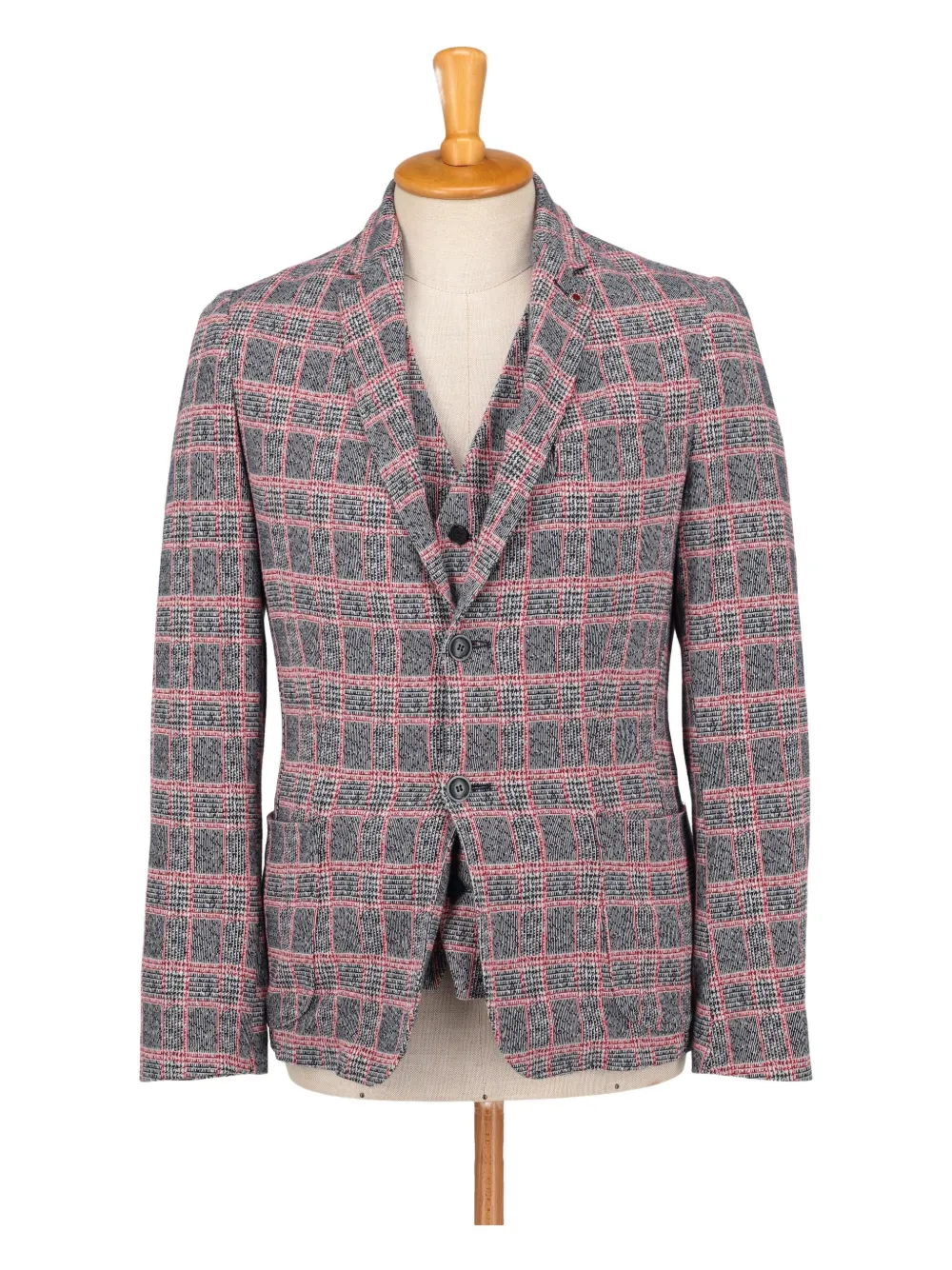 Massimo Rebecchi checked blazer (set of two) | Grey | Image 1