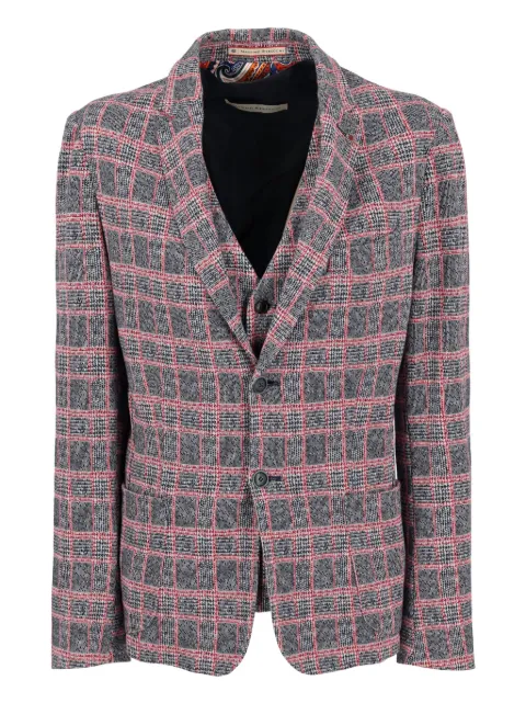 Massimo Rebecchi checked blazer (set of two)