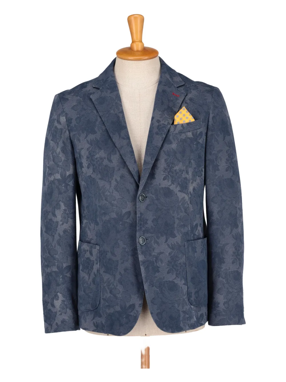 Massimo Rebecchi flowered two-buttoned blazer | Blauw | Image 1