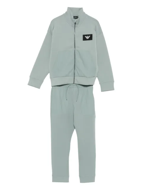 Emporio Armani Kids zip logo tracksuit