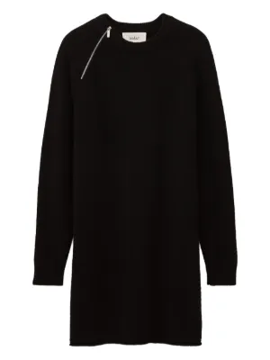 knee length dinner dress One-Shoulder Lexi Midi-Length Party Dress