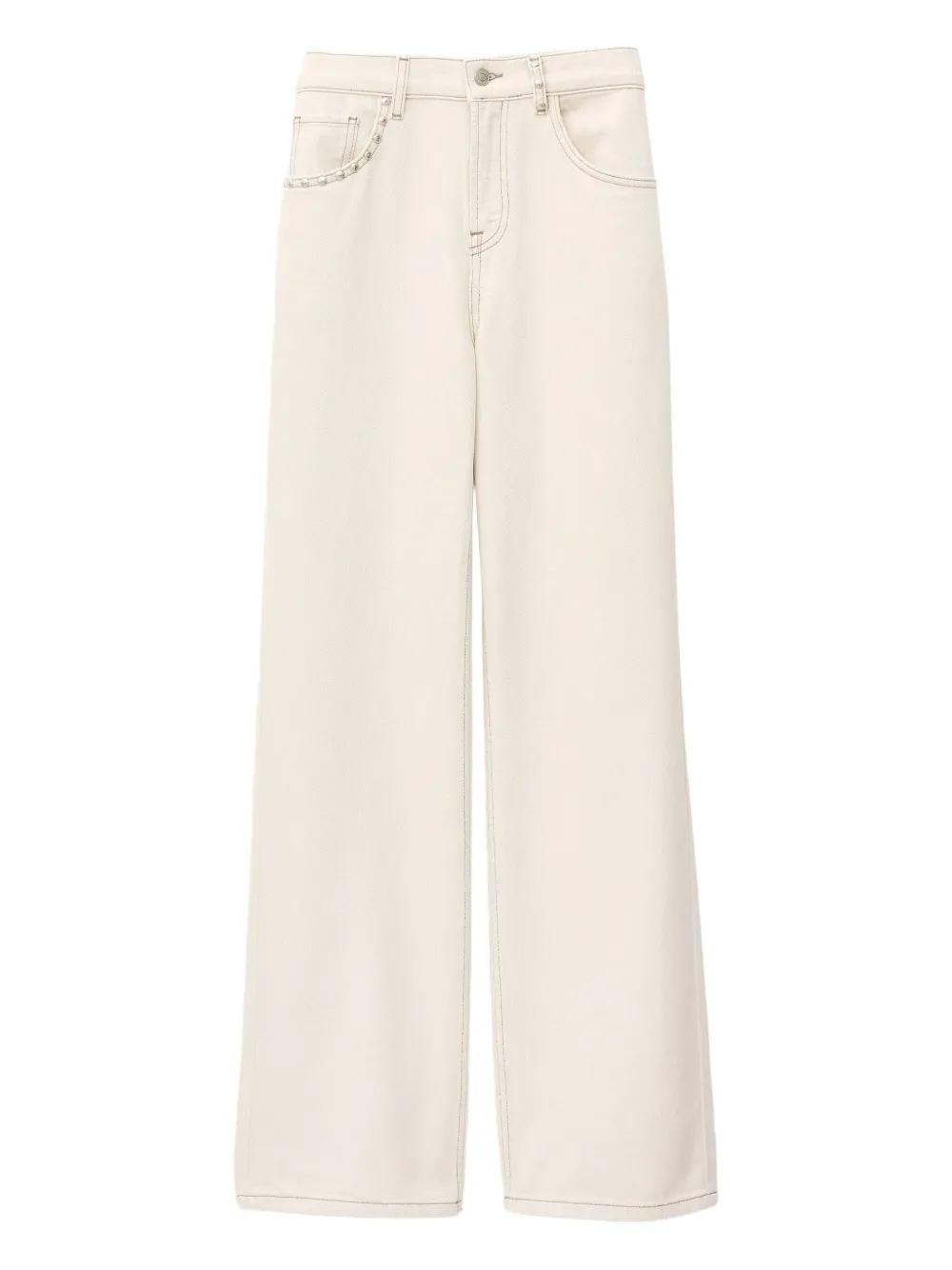 Ba&Sh Stunner studded trousers | Neutrals | Image 1