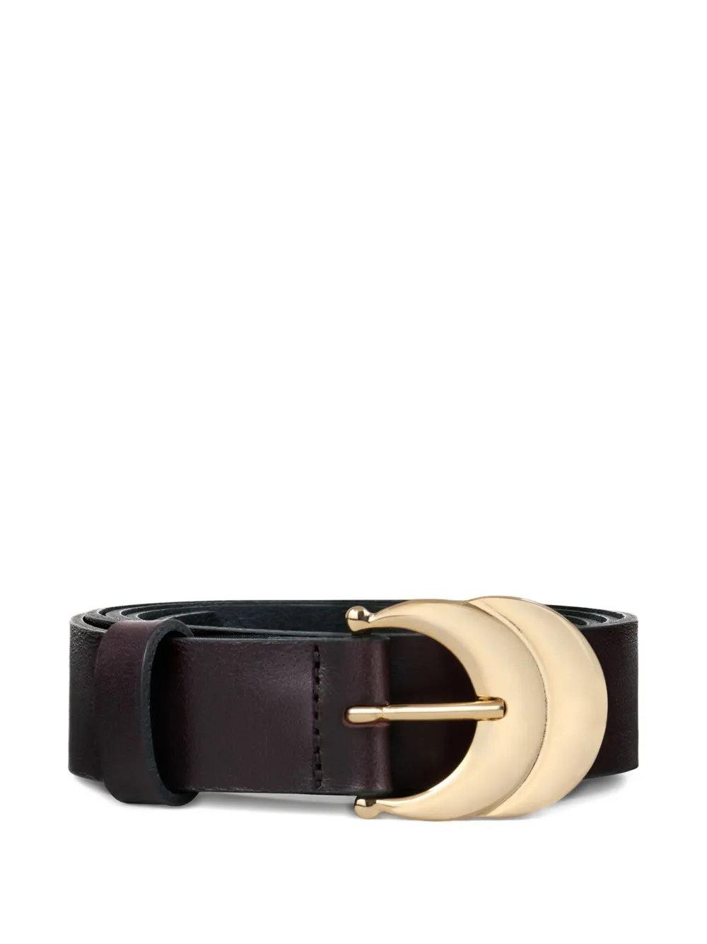 Ba&Sh Bolbi crescent buckle belt - Bruin
