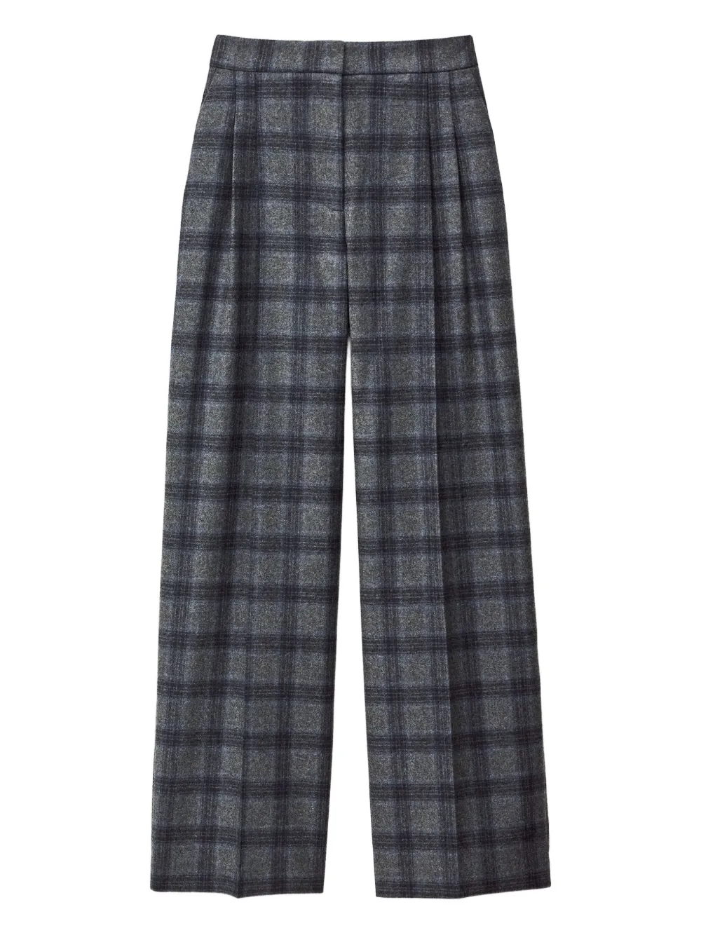 Ba&Sh Tad plaid pleated trousers | Grey | Image 1