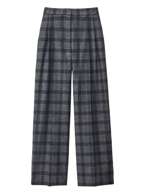 Ba&Sh Tad plaid pleated trousers