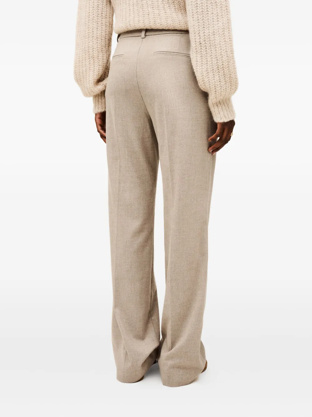 Ba&sh Bristol Belt Loop Trousers In Neutral
