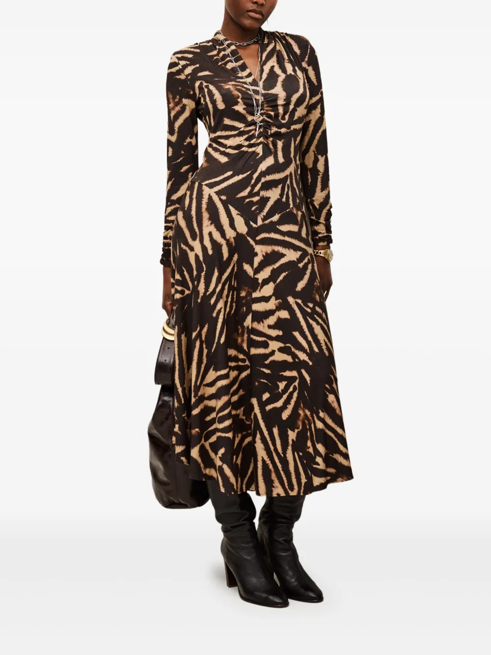 Ba&Sh Zahirah long-sleeve midi dress | Day Dresses | Image 2