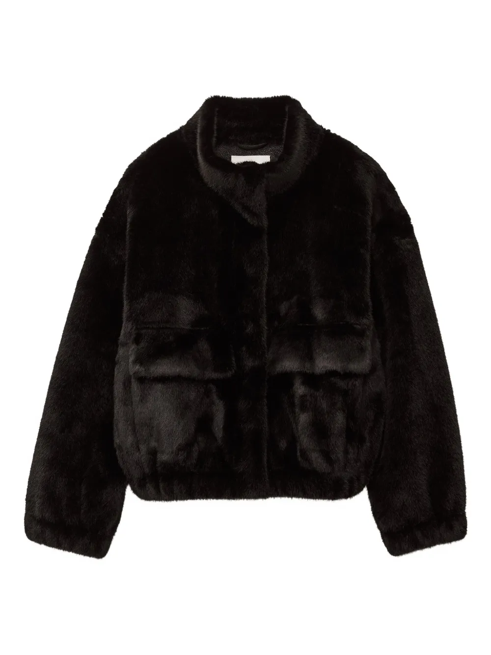 Ba&Sh Paros pockets buttoned coat | Black | Image 1